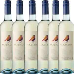 Kit 6 Vinho Verde Seco Português Pardalito DOC 750ml